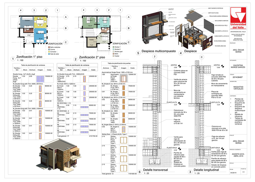 Mi proyecto del curso: Diseño y modelado arquitectónico 3D con Revit 1