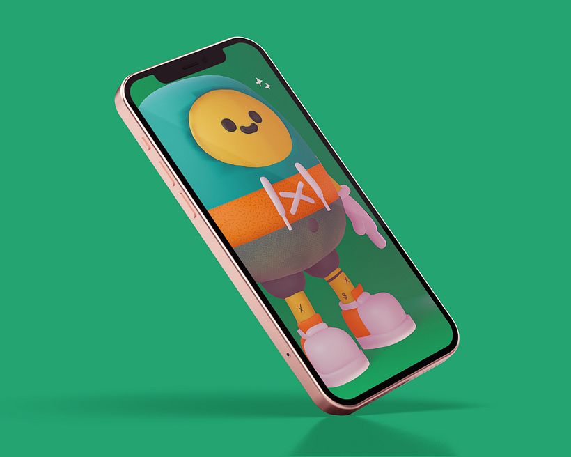 Mockup como fondo de pantalla de celular