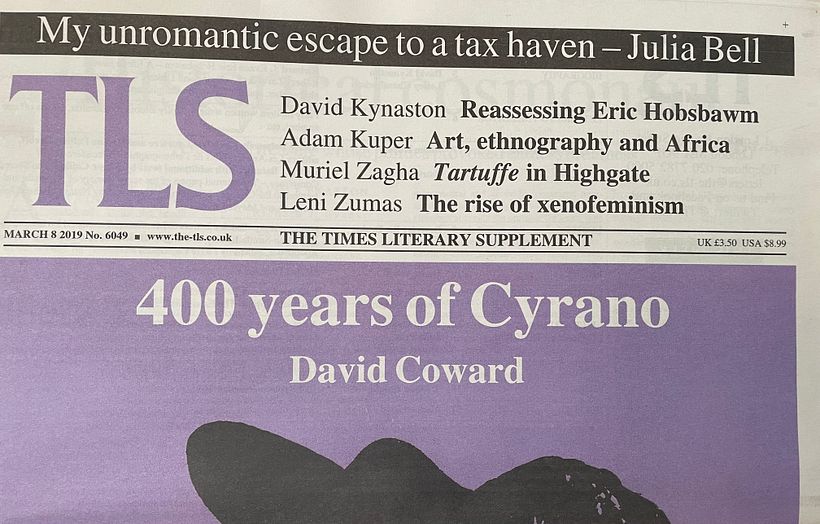 My essay on a horrible holiday to Jersey made it onto the the front cover of the TLS