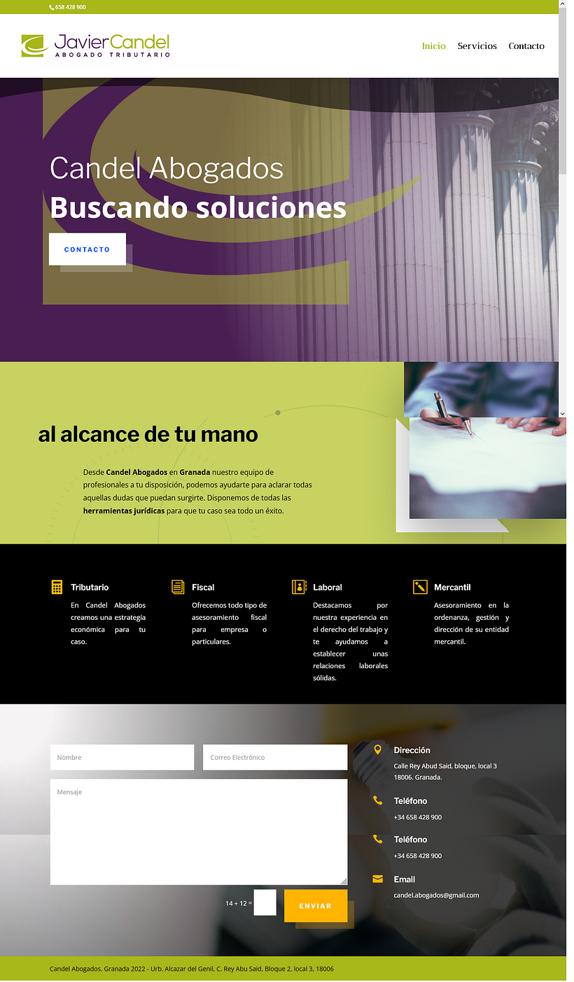 Wordpress Candel Abogados