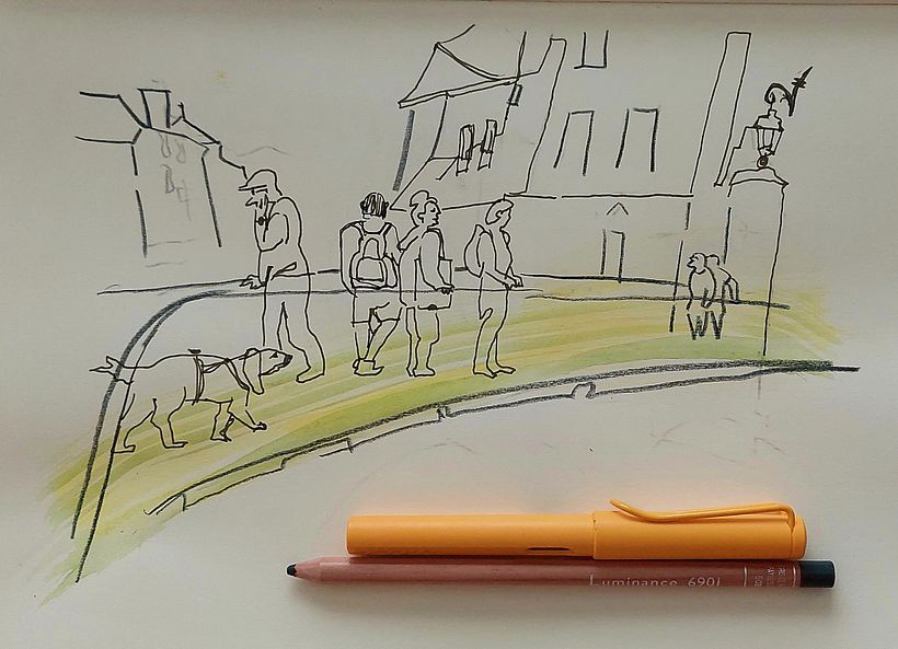 My project for course: Urban Sketching: Capture Your City in Motion 4