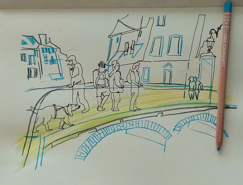 My project for course: Urban Sketching: Capture Your City in Motion 6