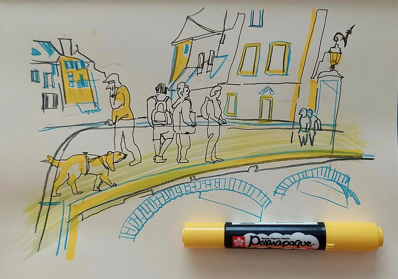 My project for course: Urban Sketching: Capture Your City in Motion 7