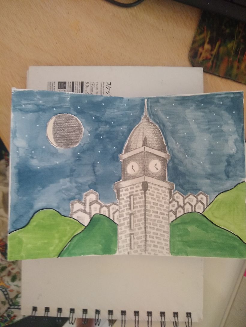 Meu projeto do curso: Criação de um livro sanfonado ilustrado 3