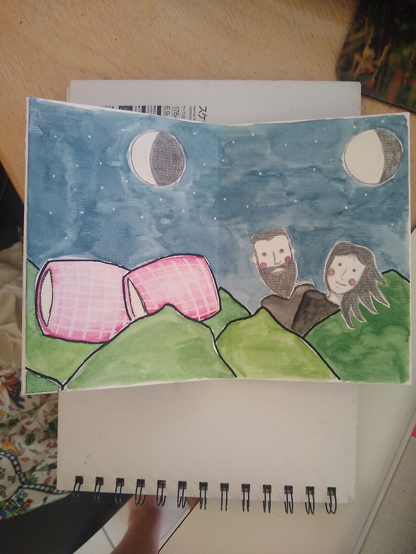 Meu projeto do curso: Criação de um livro sanfonado ilustrado 4