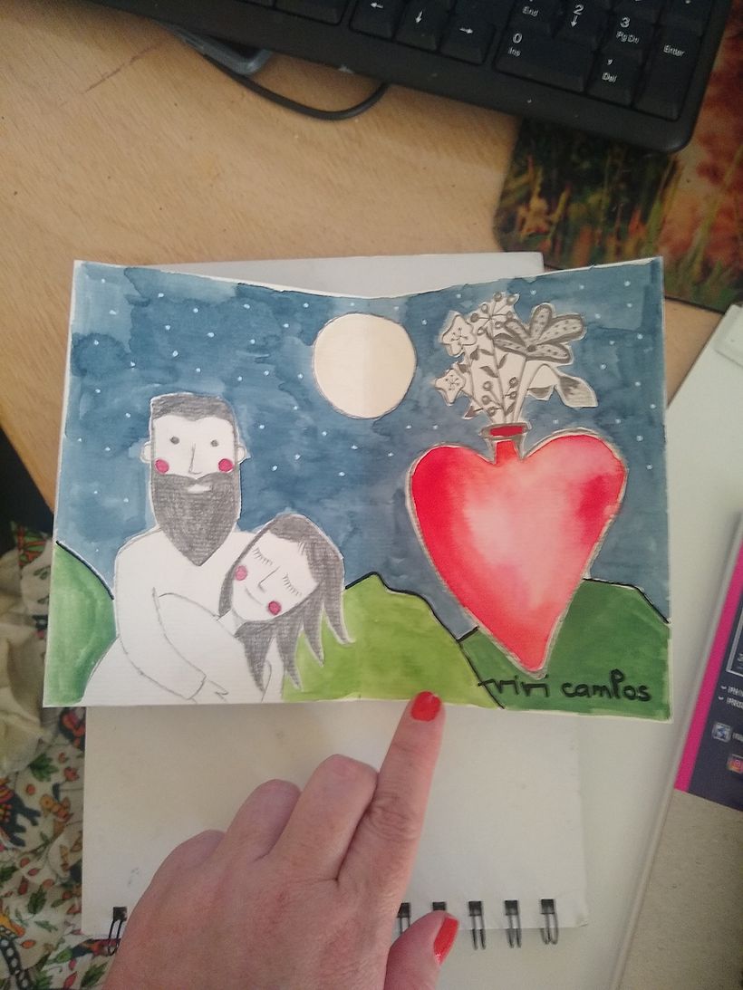 Meu projeto do curso: Criação de um livro sanfonado ilustrado 5