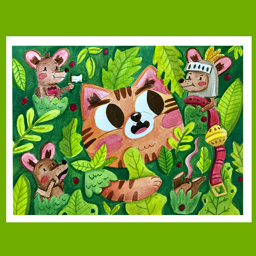 Ilustración en Acuarela 