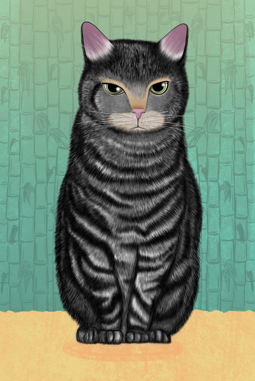 Ilustración del gato 1