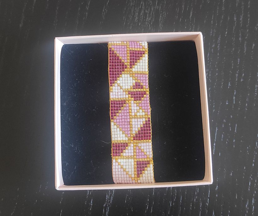 Mein Kursprojekt: Perlenschmuckdesign: Webe elegante Muster 6