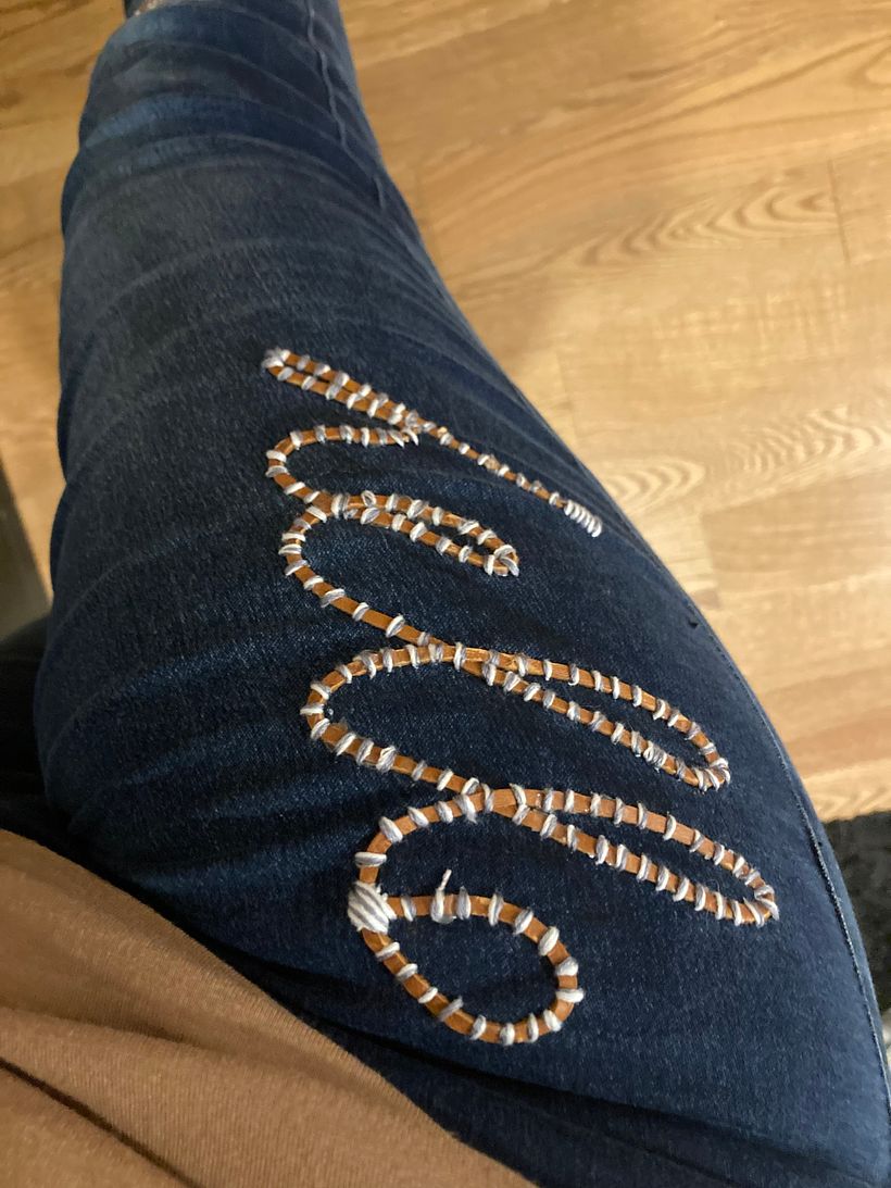 Mon projet du cours : Broderie : raccommodage de vêtements 1