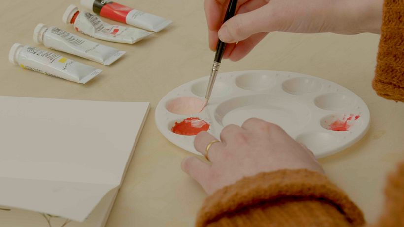 Explore techniques like rolling your brush to achieve a well-mixed consistency. 
