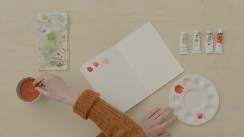 The amount of water you add will alter color, consistency, and how easy it is to control.