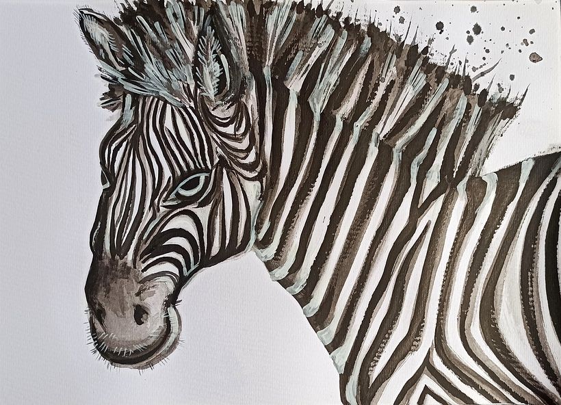 just a zebra