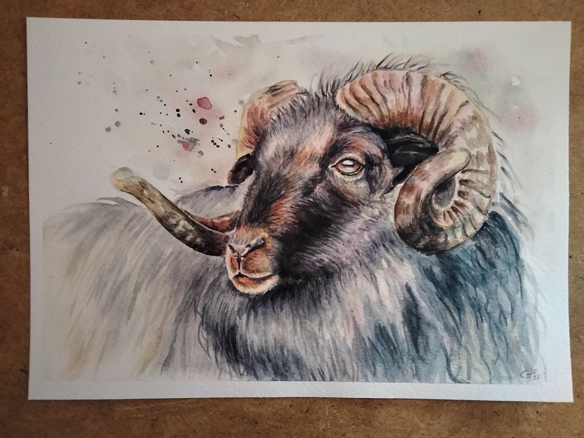 Mi proyecto del curso: Retratos expresivos de animales en acuarela 3