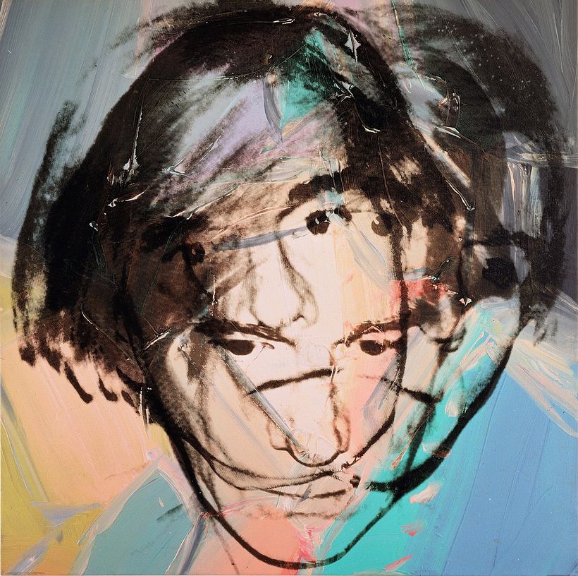 Selbstporträt (1978), via The Andy Warhol Foundation for the Visual Arts. Bild: @warholfoundation auf Instagram.