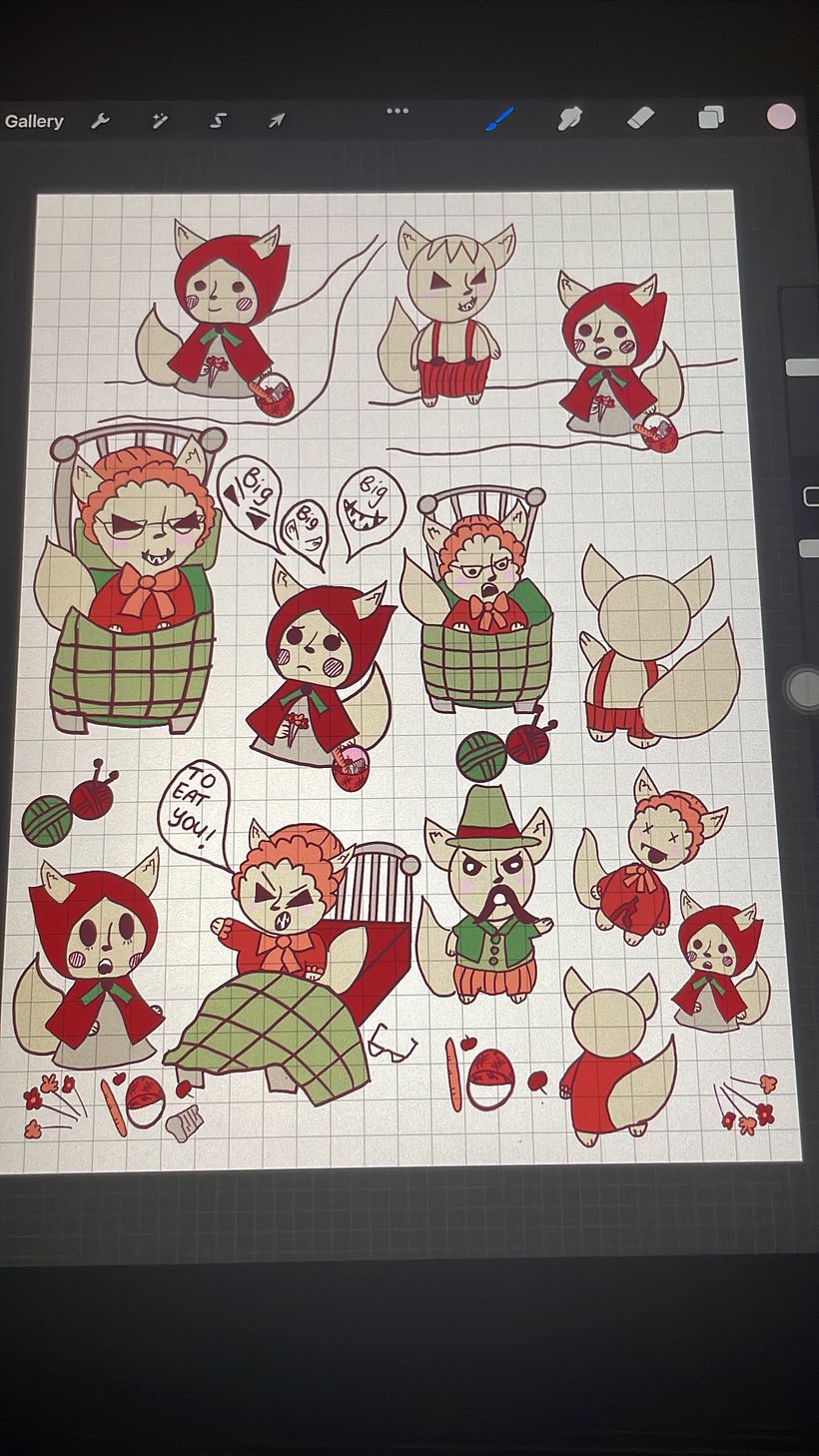 My project for course: Kawaii-Style Story Illustration 2