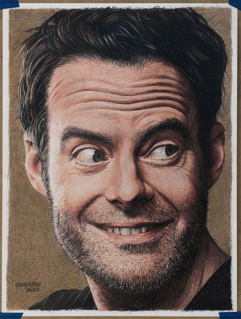 BILL HADER en lápices de colores 1