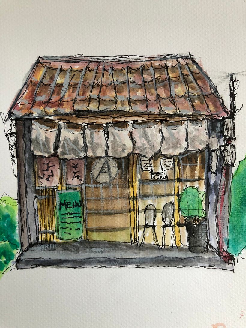My project for course: Expressive Architectural Sketching with Colored Markers 2