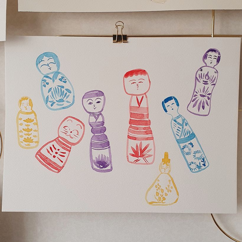 Kokeshi dolls