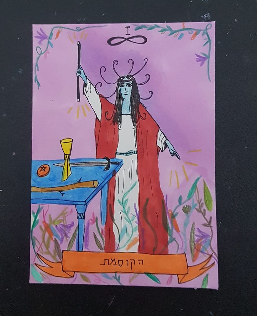 My project for course: Illustrated Deck of Cards Creation :scented markers tarot deck 2