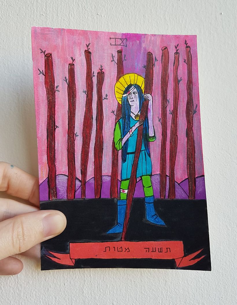 My project for course: Illustrated Deck of Cards Creation :scented markers tarot deck 4