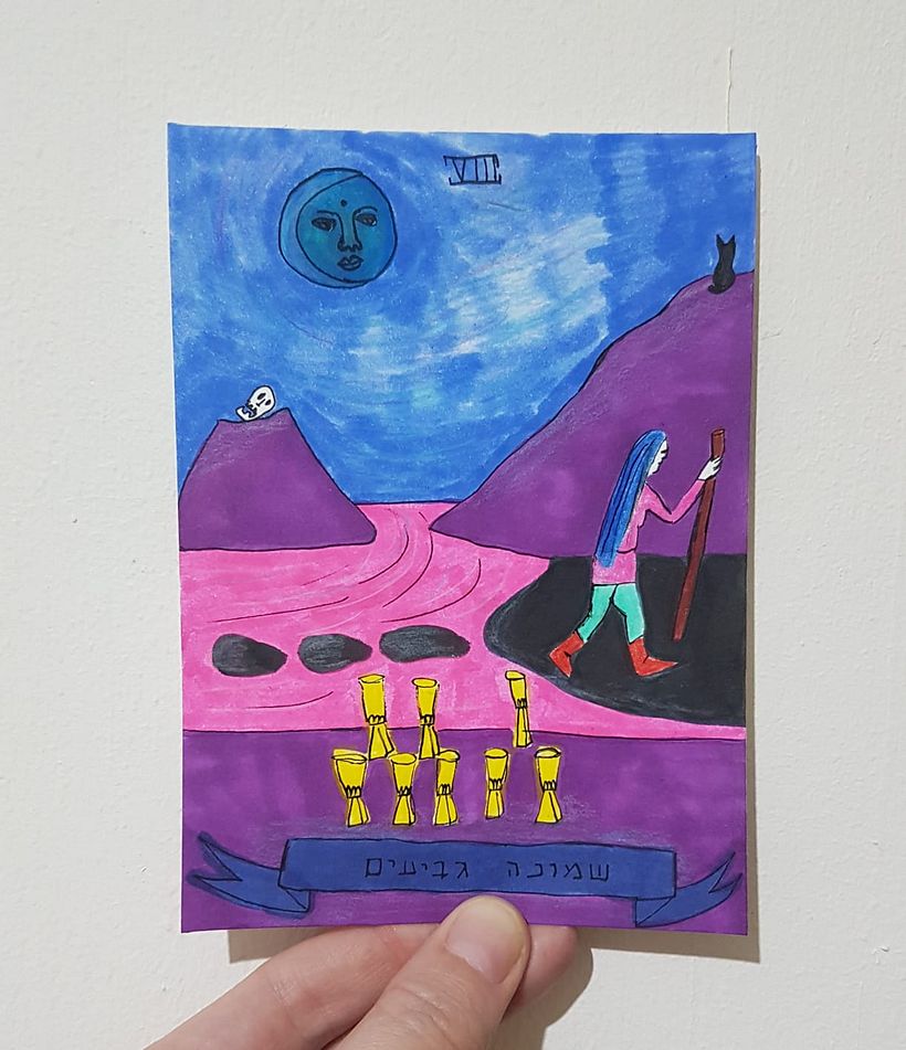 My project for course: Illustrated Deck of Cards Creation :scented markers tarot deck 5