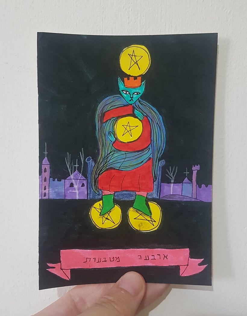 My project for course: Illustrated Deck of Cards Creation :scented markers tarot deck 8