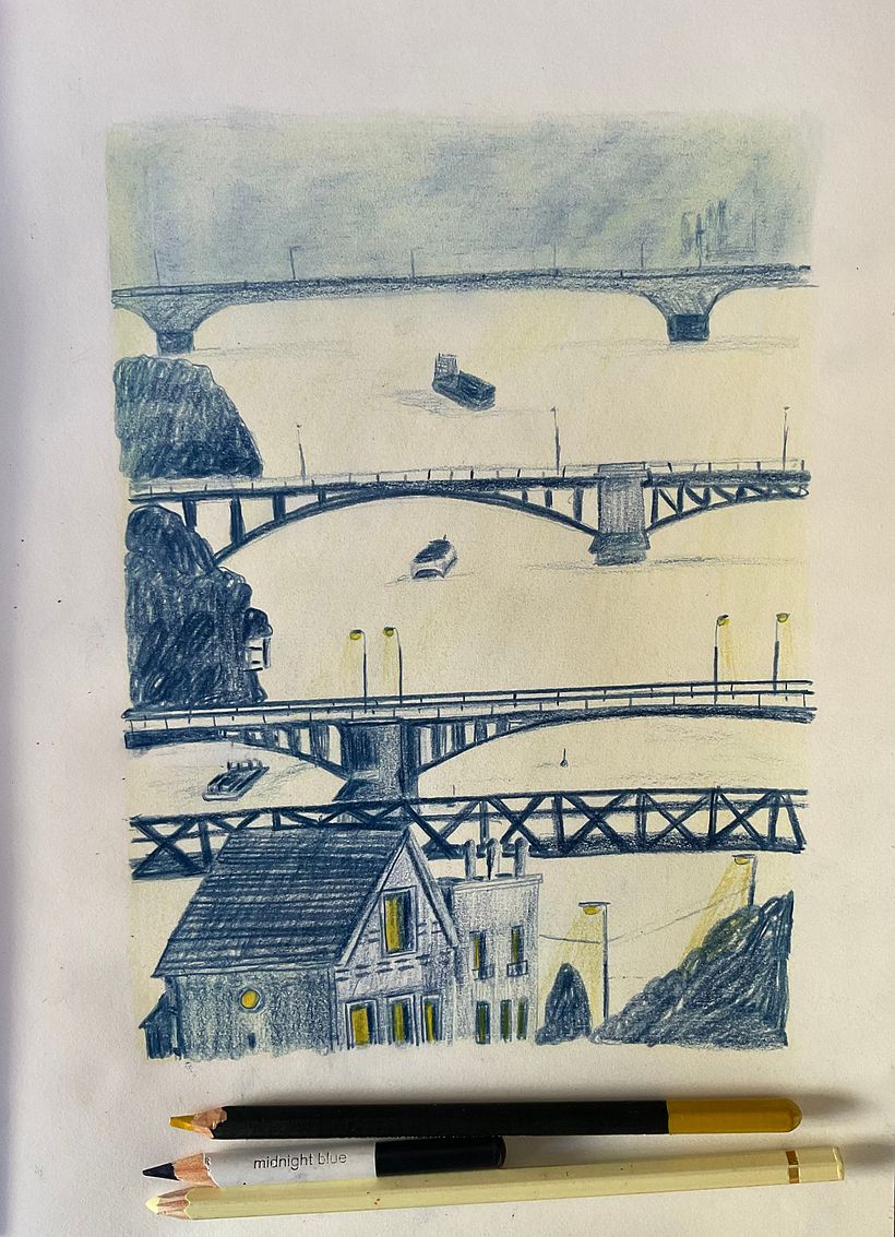 Mi proyecto del curso: Sketchbook ilustrado con lápices de colores 1