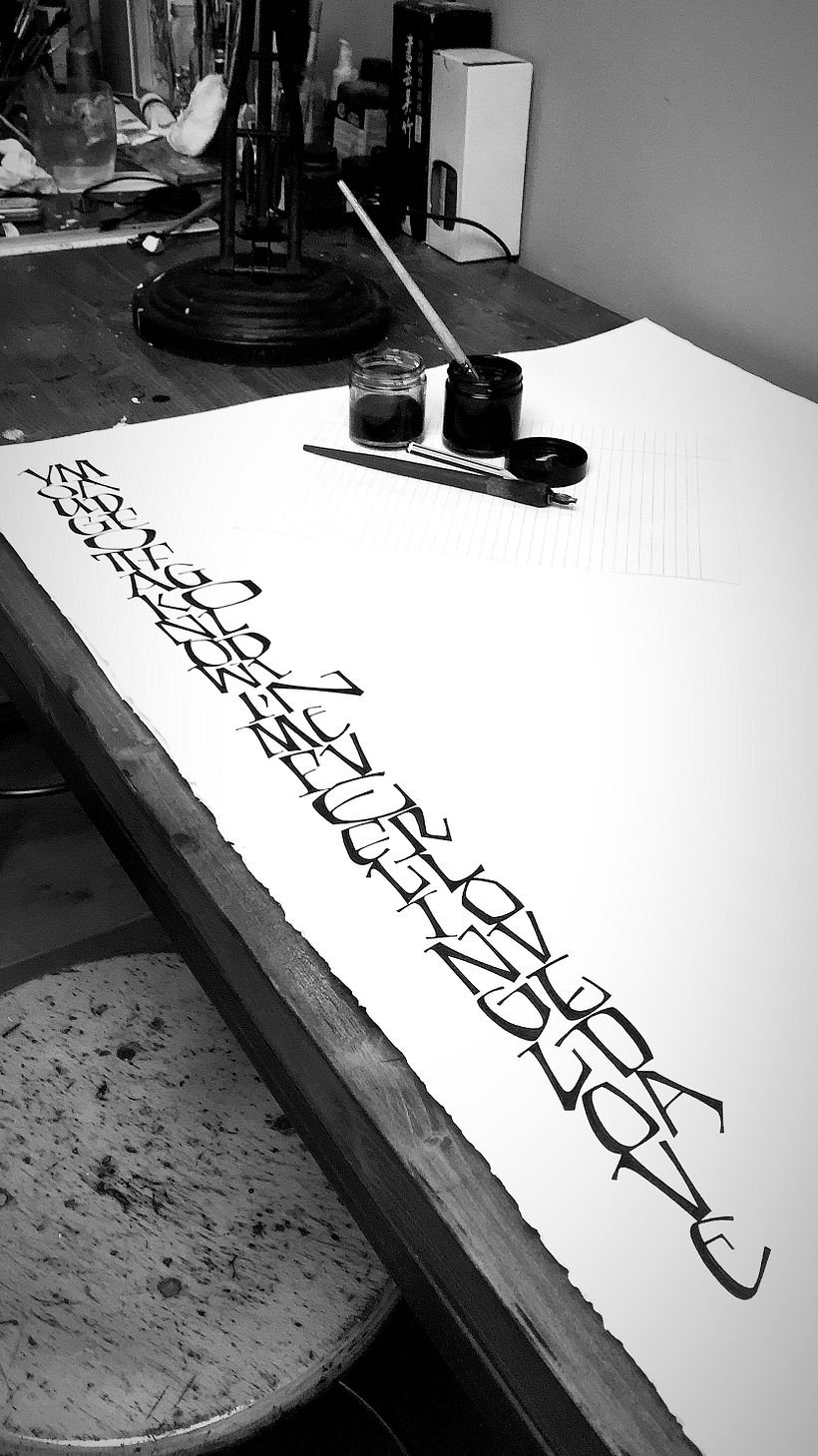 Rainy Text Poster 3