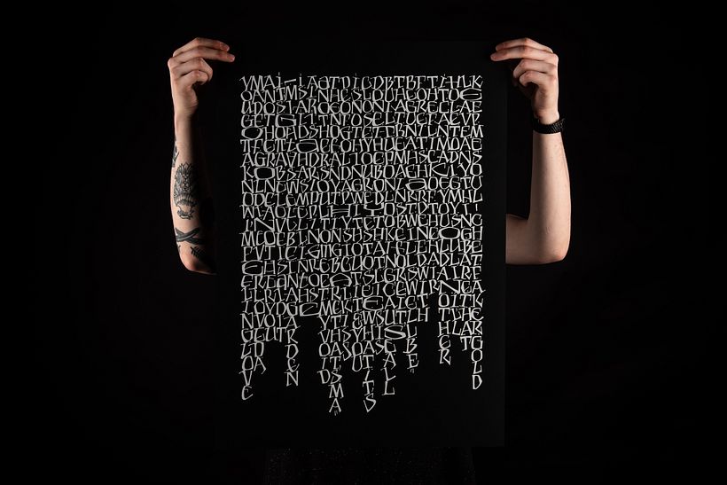 Rainy Text Poster 15