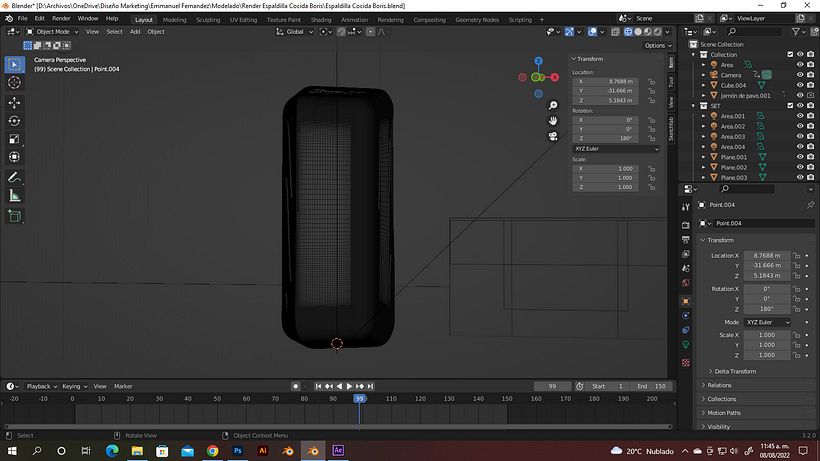Mi proyecto del curso: Animación 3D creativa con Blender 8