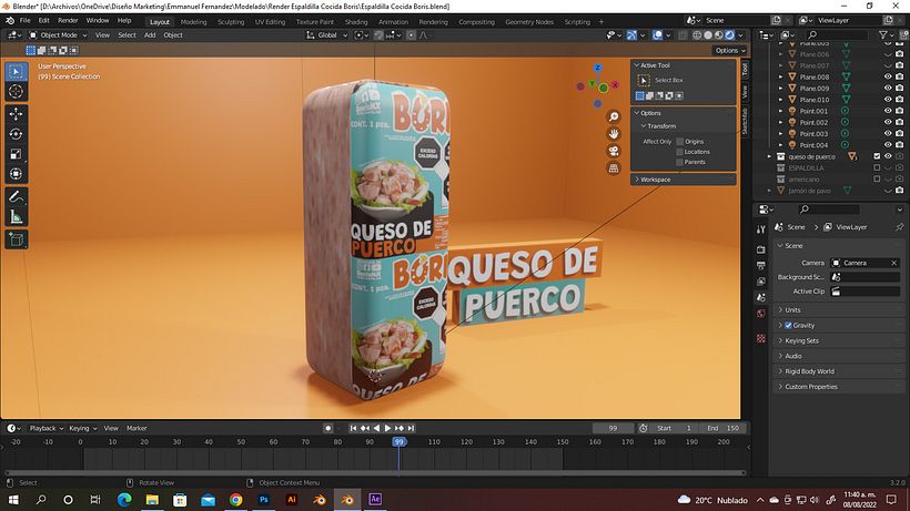 Mi proyecto del curso: Animación 3D creativa con Blender 1