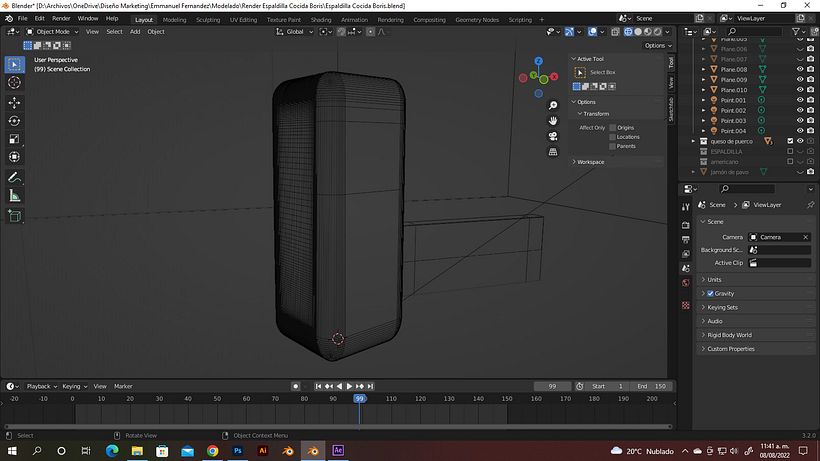 Mi proyecto del curso: Animación 3D creativa con Blender 2
