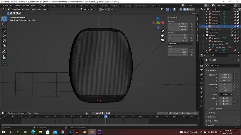 Mi proyecto del curso: Animación 3D creativa con Blender 4