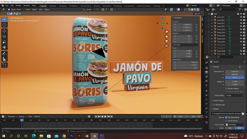 Mi proyecto del curso: Animación 3D creativa con Blender 7