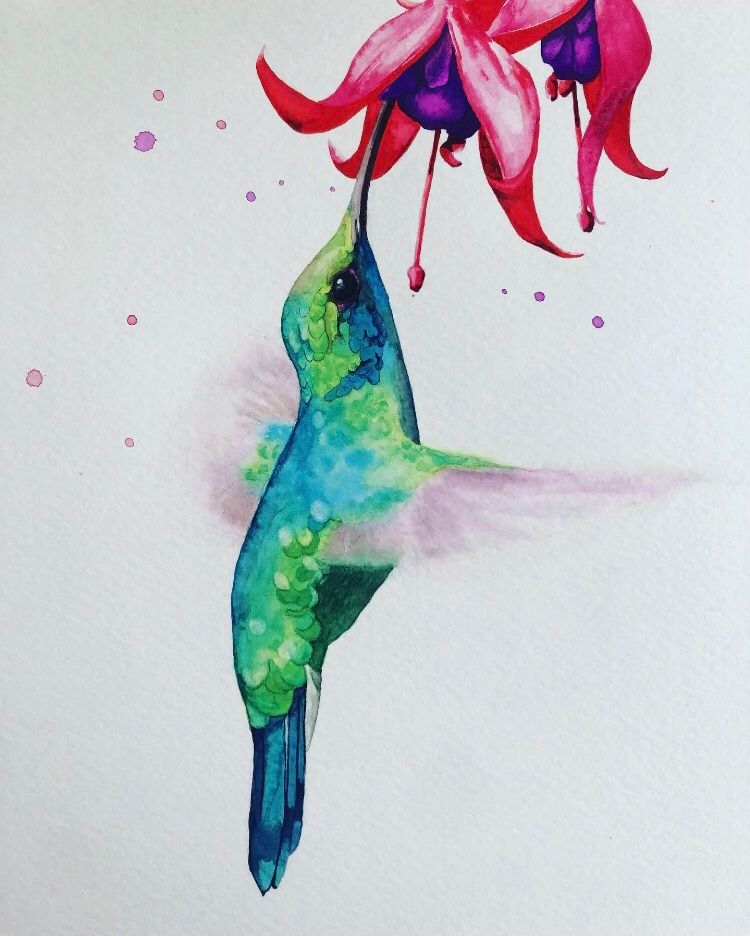 My project for course: Artistic Watercolor Techniques for Illustrating Birds 1