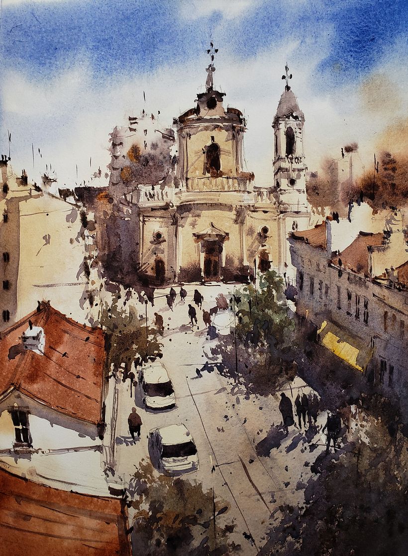 Acuarelas urbanas 4