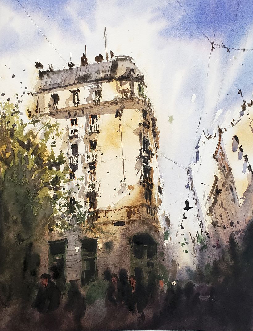 Acuarelas urbanas 15