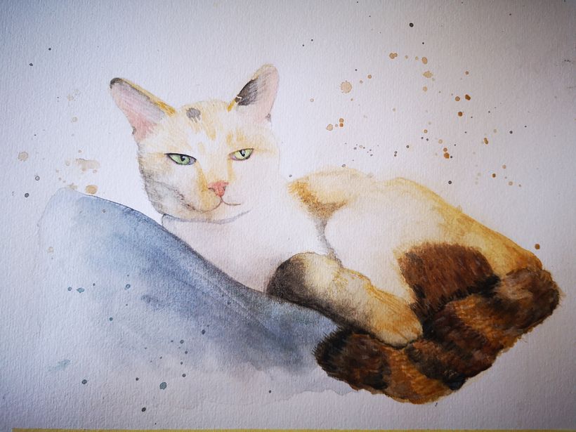 My project for course: Expressive Animal Portraits in Watercolor 2