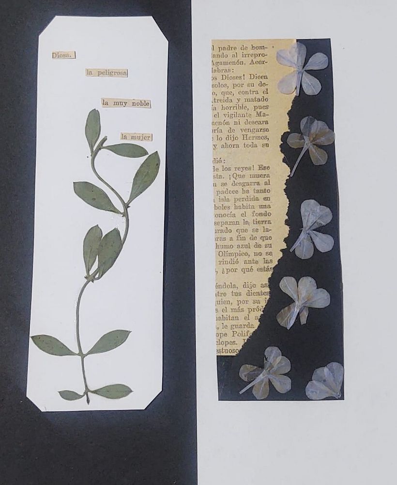 Primeros separadores de libros del proyecto final. 