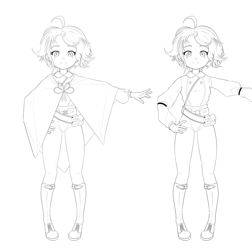 Mi proyecto del curso: Ilustración digital de personajes manga 2