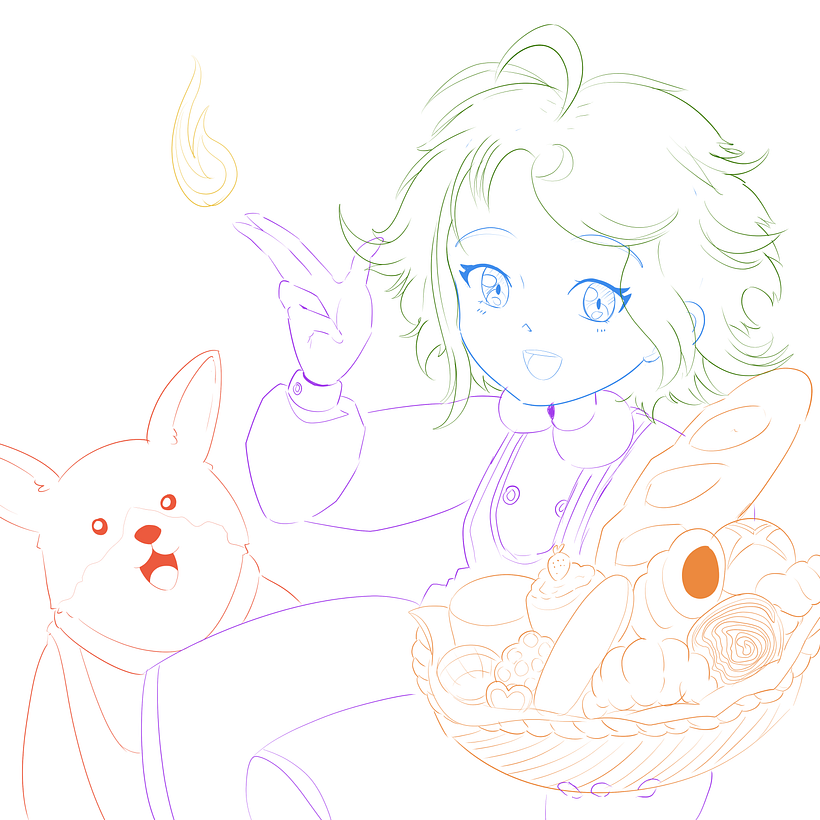 Mi proyecto del curso: Ilustración digital de personajes manga 8