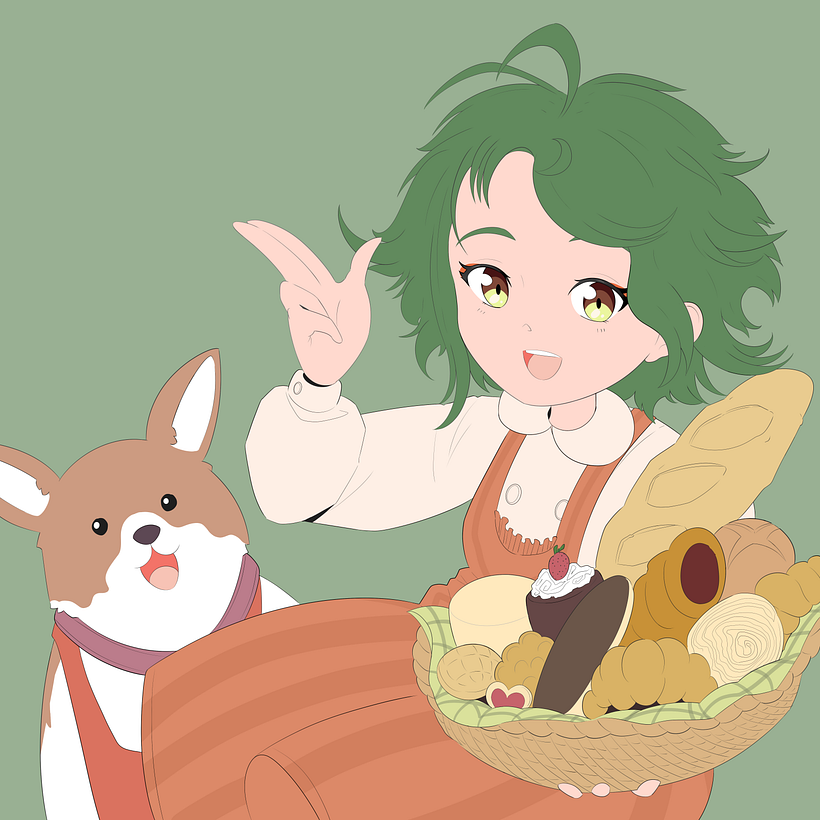 Mi proyecto del curso: Ilustración digital de personajes manga 10