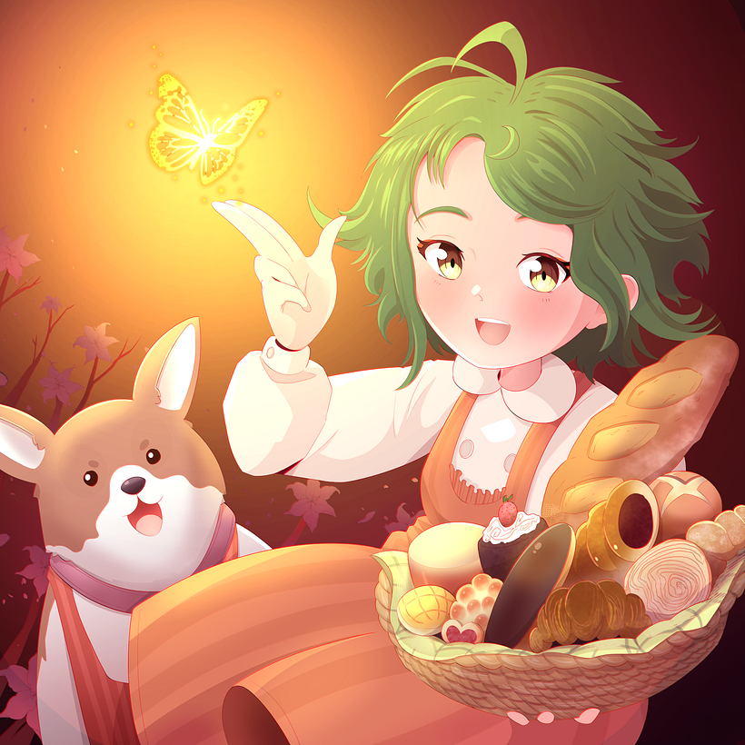 Mi proyecto del curso: Ilustración digital de personajes manga 12