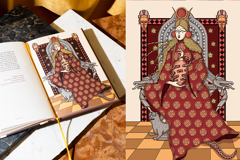 Una delle dieci tavole interne.