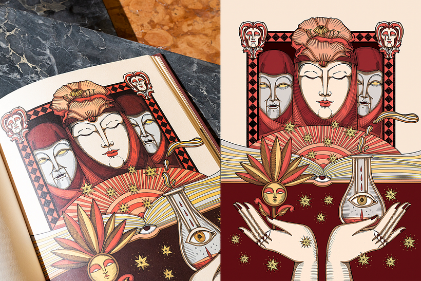 Una delle dieci tavole interne.