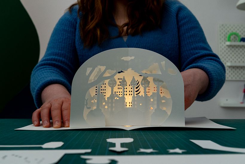 My project for course: Pop-up Book Fundamentals: Storytelling with Paper and Light 3