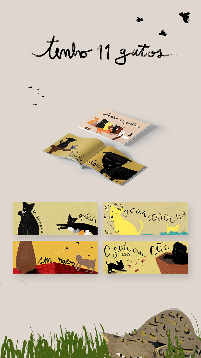 Livro infantil "Tenho 11 gatos" 1