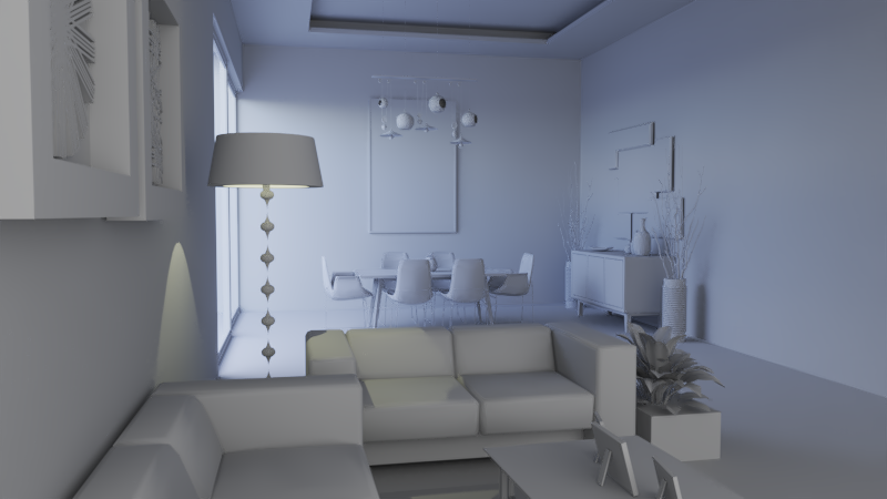 My project for course: Architectural Visualization with V-Ray for SketchUp 9