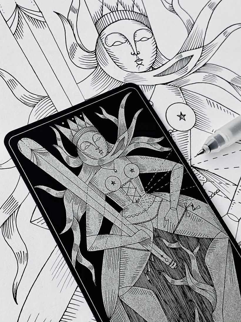 LE TAROT DE L’ÉTOILE CACHÉE (MAJOR & MINOR ARCANA)  9
